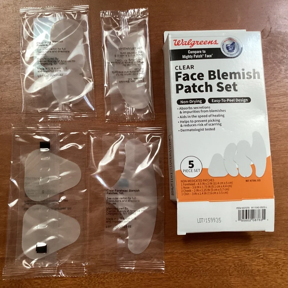 Walgreens Clear Face and Nose Blemish Patches Bundle of 2 Boxes NEW